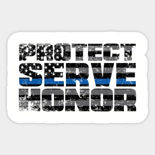 Protect Serve Honor Sticker